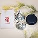 ZenBless Tibetan Tingsha Cymbals 2pcs, with Storage Box and Fabric Case,Meditation White Brass Chime Bells for Spiritual Healing Mindfulness, Yoga Buddhist, Relaxation Musical Instruments