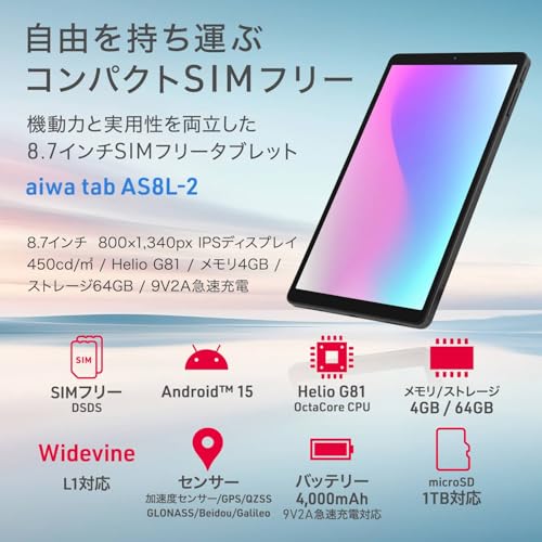 aiwa tab AS8L-2サムネイル2