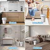 CORESLUX 20-25L Drawstring Trash Bag, Garbage Bag Rubbish Bags, Super Strong Bin Liners, 3Roll 60 Counts, for Kitchen, Bedroom, Office (Bule Drawstring) - Image 6