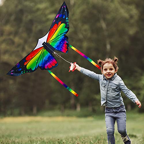 Jekosen Butterfly Huge Kite For Kids And Adults Easy To Fly Single Line String With Tail For Beach Trip Park Family Outdoor Games And Activities #TOP4
