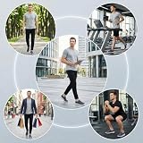 ODCKOI Męskie Trampki Typu Slip-On Hands-Free Lekkie Buty do Biegania