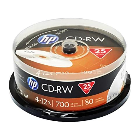 HP 12X CD-RW Discs in 25 Pack Cover