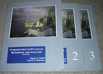 Paperback Introduction to Financial Reporting and Analysis (3 part books for University of Michigan) Book