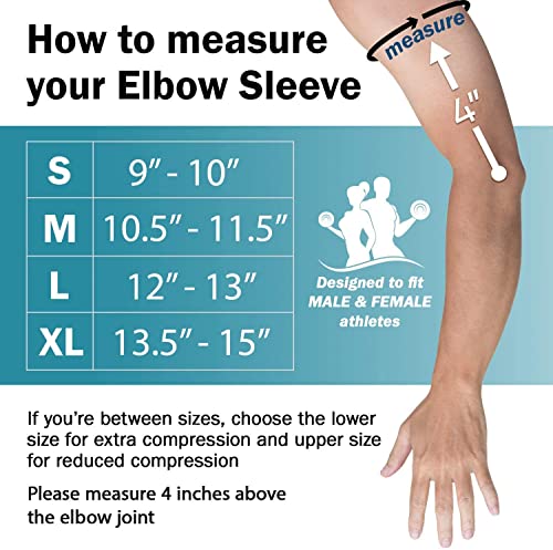 Image of serveuttam� Elbow Support for Gym (1 Pair) - Elbow Brace for Men Women Workout | Elbow Compression Sleeves with Straps for Tendonitis Pain Relief, Tennis, Volleyball, Cricket - Elbow Band (White, S)