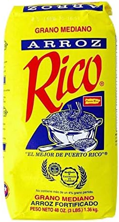 Amazon.com : Arroz Rico, Puerto Rico's Best - #1 Medium Grain White ...