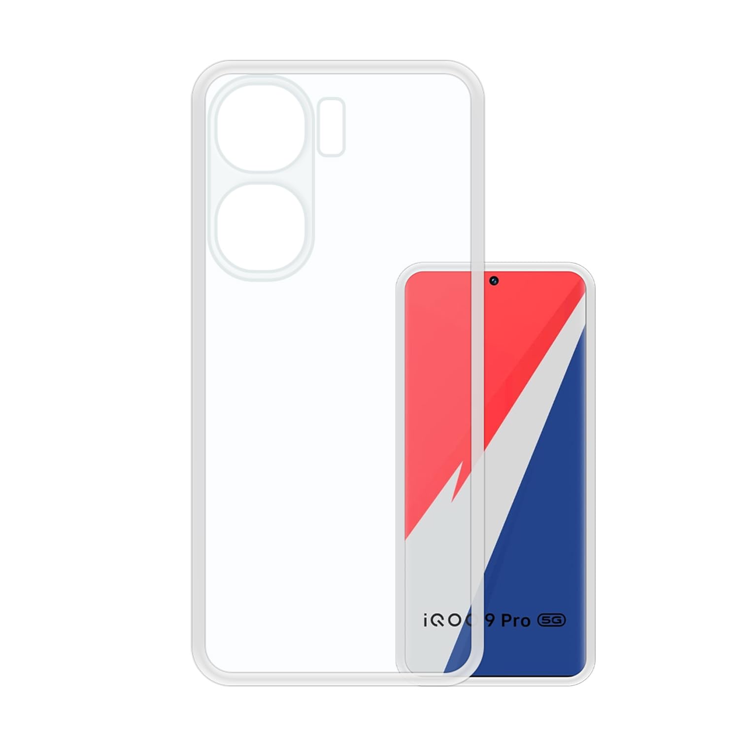 VIDO Transparent Back Case Cover for iQOO Neo 9 Pro 5G (Soft & Flexible & Camera Protection Back Case) (B0CWL76651) Amazon Price History, Amazon Price Tracker