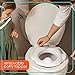 Summer Infant My Size Potty with Transition Ring & Storage, Pink -Realistic Potty Training Toilet-Features Interactive Toilet Handle, Removable Potty Topper and Pot, Wipe Compartment and Splash Guard