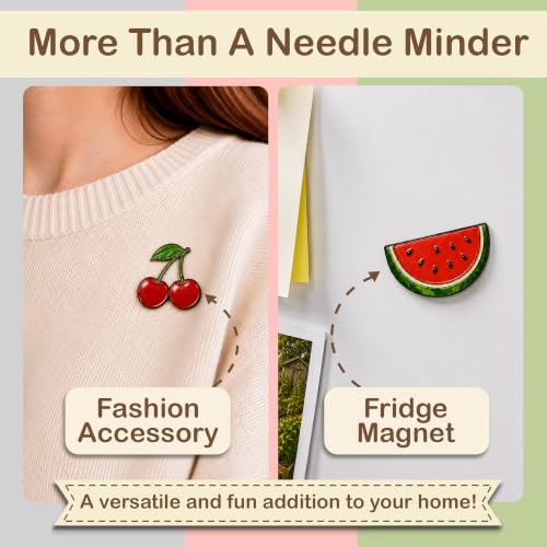 Image of Kraftex Magnetic Needle Minder. Needleminder for Embroidery & Sewing. Cute Needlepoint Accessories. Magnetic Needle Holder for Cross Stitch. Cute Magnet Pin Gift