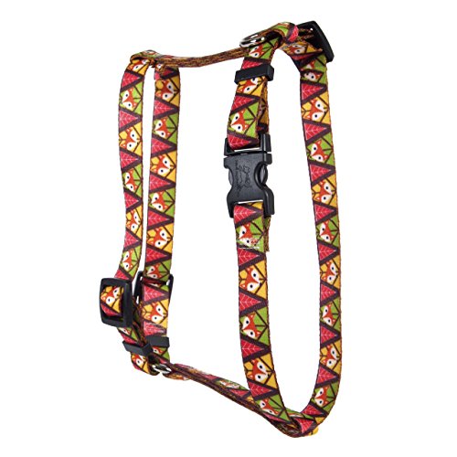 Image of Yellow Dog Design Fall Fox Roman Style H Dog Harness Fits Chest Circumference of 8 to 14 inch, X-Small /3 /8