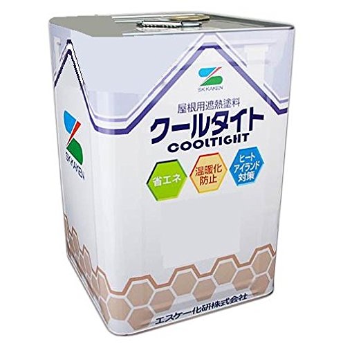 Amazon.co.jp: エスケー化研 水性フッ素屋根用遮熱塗料 水性