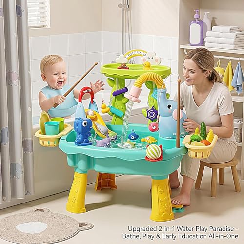 Table sable et eau pour jardin et jouets sensoriels extérieurs pour crèche
