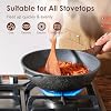 SENSARTE Nonstick Wok Pan with Lid 11-inch, Healthy Stir-fry Pan Induction Cookware with Swiss Granite Coating, Deep Frying Pan Skillet with Stay-cool Handle, PFOA Free #3