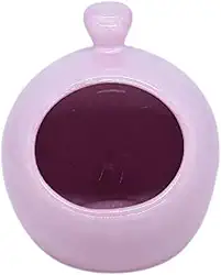 Porta Alho de Cerâmica - Charme e Praticidade para sua Cozinha: Design Elegante, Durável e Funcional, Mantém os Alhos Frescos. Ideal para Complementar sua Decoração! (Rosa)