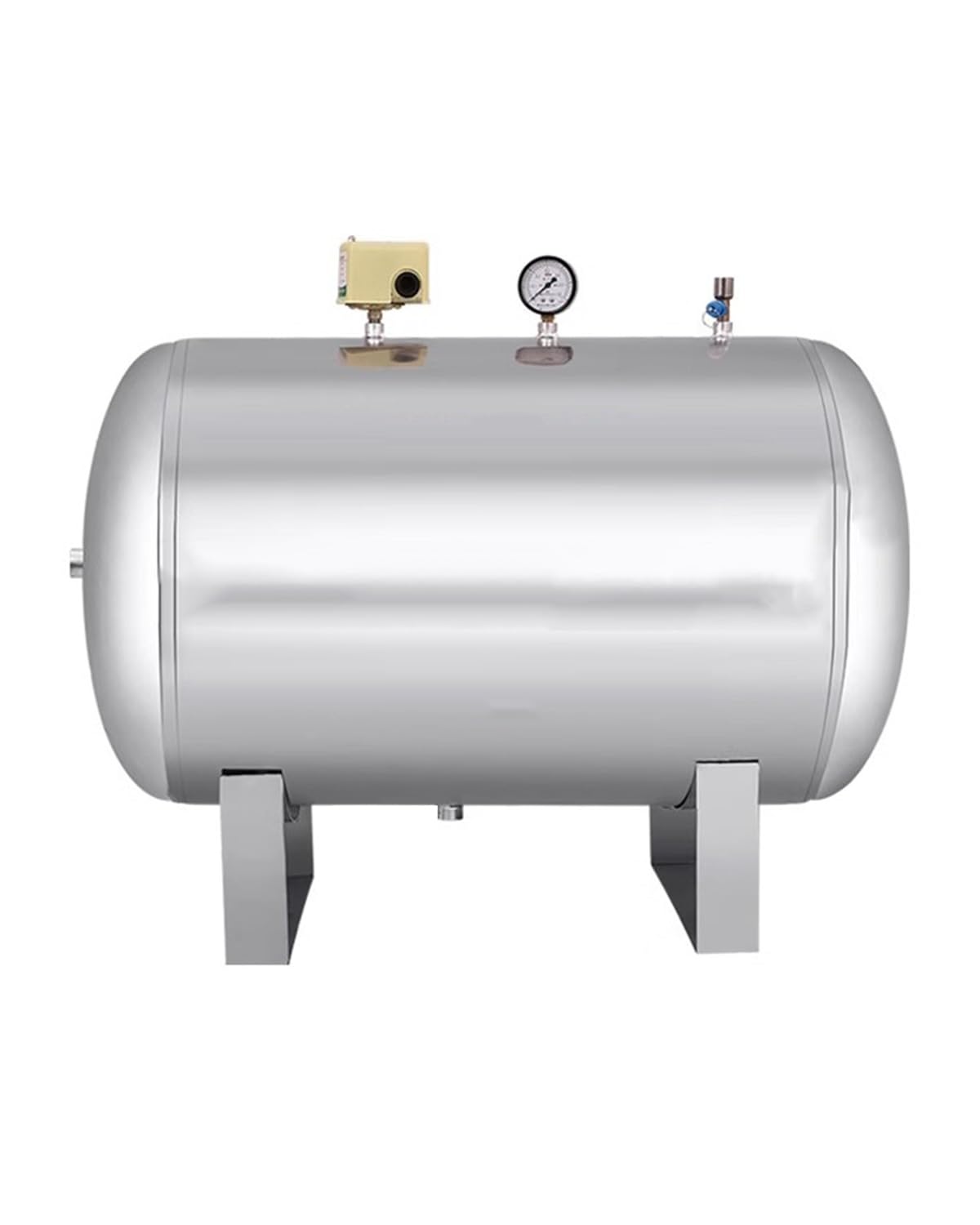 Tanques de almacenamiento de agua a presión, sistema de presión de agua de emergencia horizontal para baño doméstico, expansión del calentador de agua caliente