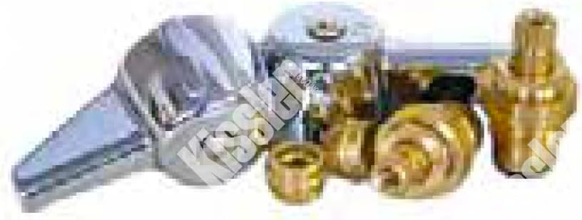 Kissler AB50-6101 Replacement For Central Brass Lavatory Rebuild Kit, Polished Chrome Finish - Includes Handles, Seats, O-Rings or Gaskets and Stems