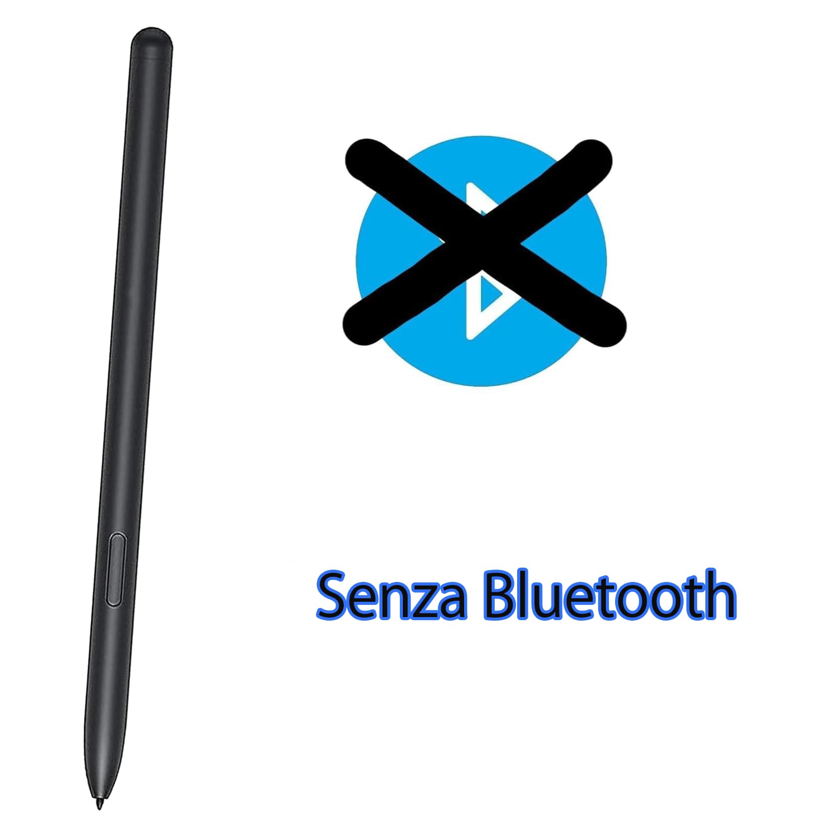 2 Pz Penna Stilo di Rcambio Per Galaxy Tab S7 FE S per Samsung Galaxy Tab S7, Tab S7 FE SM-T730, SM-T733, SM-T736B Stylus Penna SenzaBluetooth,Nero Mistico