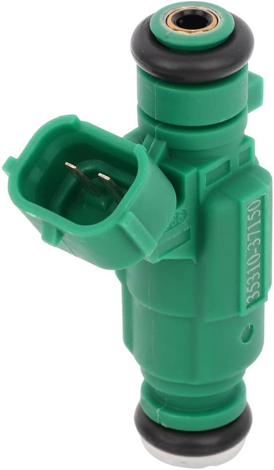 SCITOO 4Pcs 4 Holes Fuel Injector Fit for Hyundai for Accent for 2006 2007 2011, for Hyundai for Santa Fe for 2001 2002 2003 2004 2005 2006, 3531037150 842-12255 FJ660