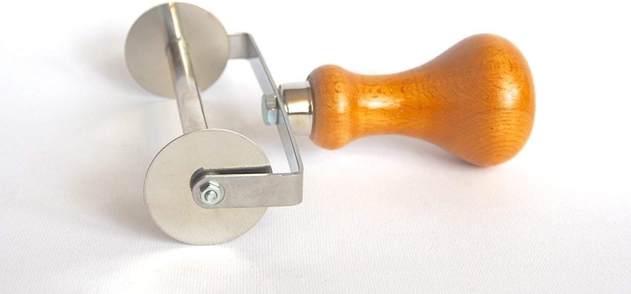 Size Cannelloni Smooth Stainless Steel, Stainless Steel Blade, Brown