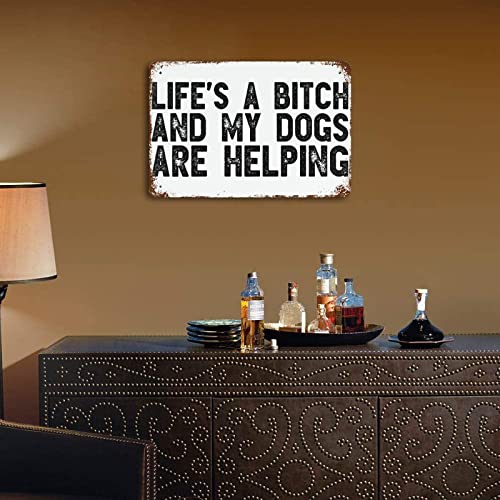 Plaque en métal humour noir décoration murale originale format 30x45cm - 5