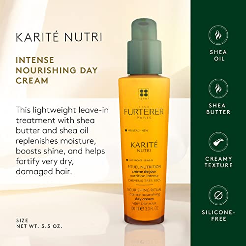Rene Furterer Karite Nutri Intense Nourishing Day Cream, Leave-In Cream, Shea Oil, Shea Butter, 3.3 Fl Oz (Pack Of 1) #TOP1