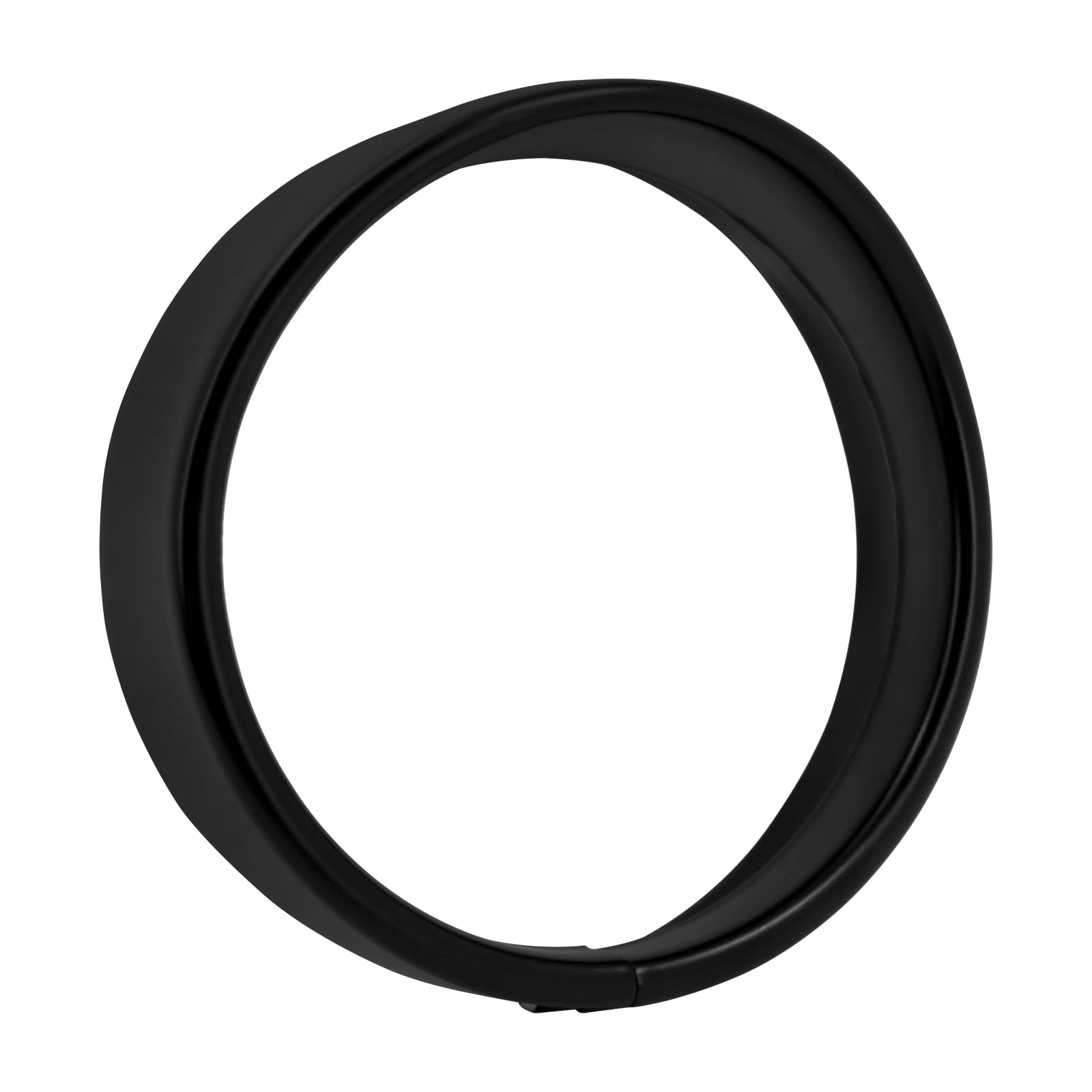 5.75 "Anello di Rivestimento per Faro Stile Visiera Adatto per Harley Faro A Led Da 5 3/4" per Quarantotto Xl1200X Wide Glide Fit Quarantotto Nero