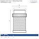 VARIOSAN Saugkorb 13217, für 1 Rückschlagventile, Edelstahlkorb, DN25