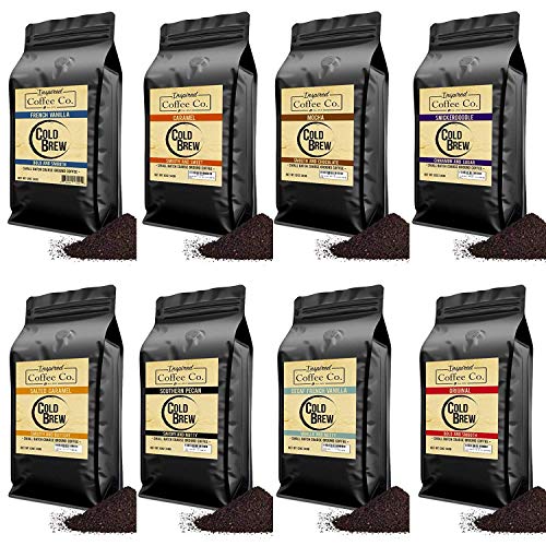 Pumpkin Spice - Flavored Cold Brew Coffee - Inspired Coffee Co. - Coarse Ground Coffee - 12 oz. Resealable Bag