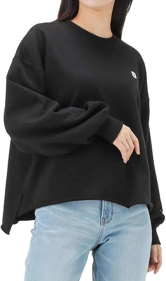 Amazon Converse コンバース トレーナー 長袖 スウェット プルオーバー レディース 裏毛ワンポイントスウェット クルーネック 01 2803 トレーナー パーカー 通販