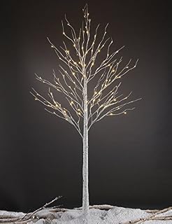 LIGHTSHARE 132L LED Birch Tree, 8-Feet