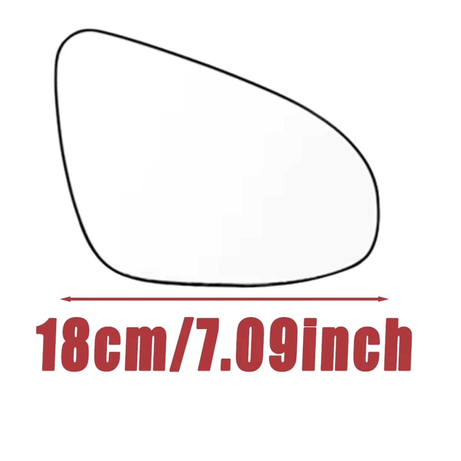 Vetro Dello Specchietto Retrovisore Per Toyota Levin Vios Yaris 2014-2018 Specchietto retrovisore sinistro o destro 879310D660 installare(Left Driver)