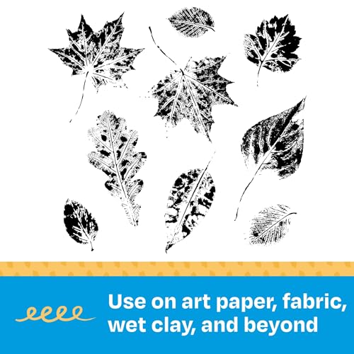 Image of Sax Natures Impressions Leaf Print, Assorted Sizes (Set of 10),Brown