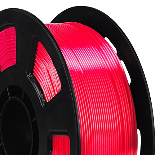 Image of Silk Ruby Shiny Red PLA Filament, 1kg 2.2lbs 1.75mm 3D Printing Material, Widely Support for FDM 3D Printer, Easy to Print by BBLIFE