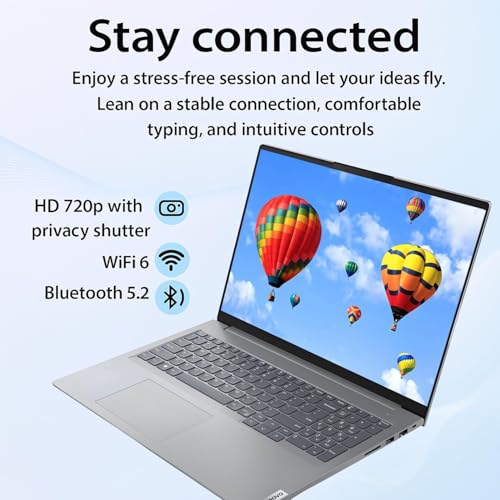 Image of Lenovo ThinkBook 16 Business Laptop, 16 inch FHD+, AMD Ryzen 5 7533HS(Beats i7-1355U), 32GB DDR5 RAM, 2TB PCIe SSD, Thunderbolt 4, Wi-Fi 6E, RJ-45, Windows 11 Pro, WOWPC USB, no Mouse