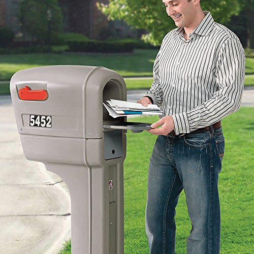 Step2 545200 Mailmaster Plus Mailbox, Stone Gray #TOP2
