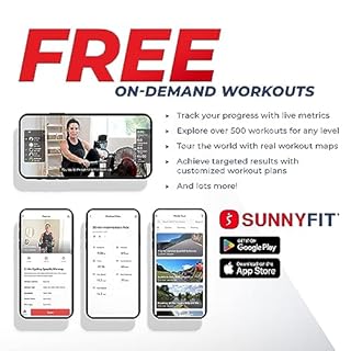 Sunny Health & Fitness Smart Compact Magnetic Rowing Machine with Exclusive SunnyFit® App Enhanced Bluetooth Connectivity – SF-RW521020