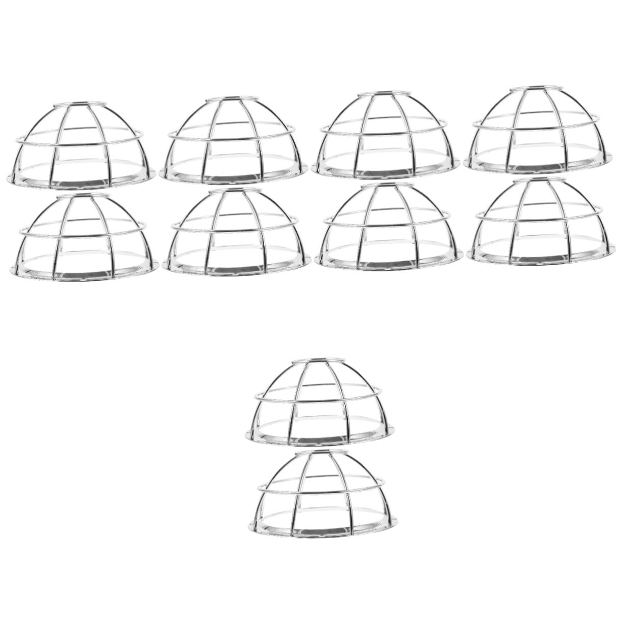 ERINGOGO 10 Pièces Protections Fil Acier Inoxydable pour Détecteurs Couvre-Sensor Installation Facile pour Capteurs de Fumée