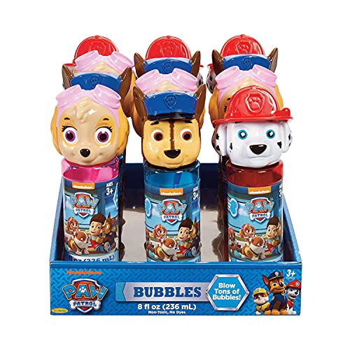 Little Kids Paw Patrol Skye Marshall Chase 8oz Bubbles and Wand Character Party Favor Pack, 12 Pack, Multi by Nickelodeon - Image 2