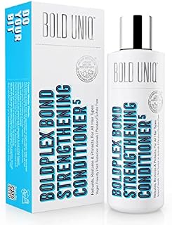 BoldPlex 5 Bond Strengthening Protein Conditioner for Dry Damaged hair - Hydrating Formula for Curly, Dry, Coloured, Frizzy, Broken or Bleached Hair Types. Cruelty-free & Vegan