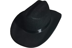 Rhode Island Novelty Black Cowboy Felt Hat for Kids - Your Young...
