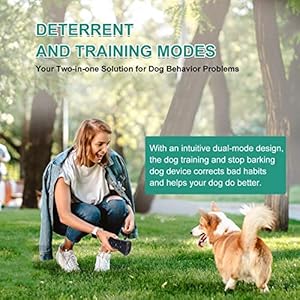 Dog Barking Control Devices,Anti Barking Device,Ultrasonic Dog Barking Control Devices & Training Tool,3 in 1 Bark Control Tool,Correct Poor Behavior, Indoor &Outdoor
