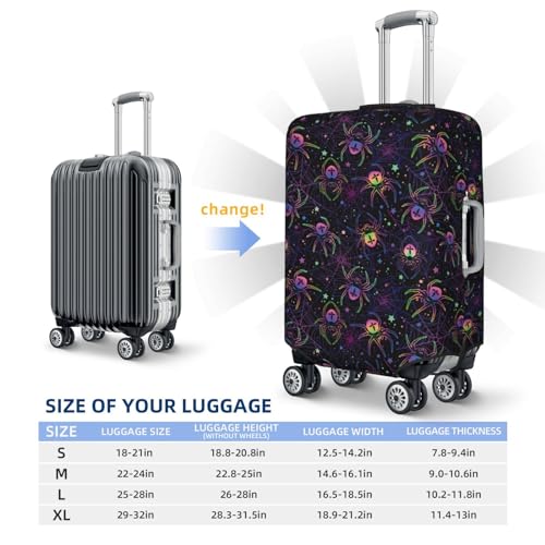 Travel Luggage Cover - Spider Washable Suitcase Covers Protector Fits 18-32 Inch Luggage4