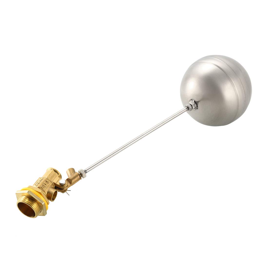 sourcing map Balle de soupape à flotteur 3/4" Filetage mâle DN20 flottement eau flottant acier inoxydable 304