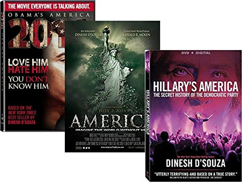 Dinesh D'Souza Collection + Digital Copy (2016: Obama's America/America - Imagine The World Without Her/Hillary's America)