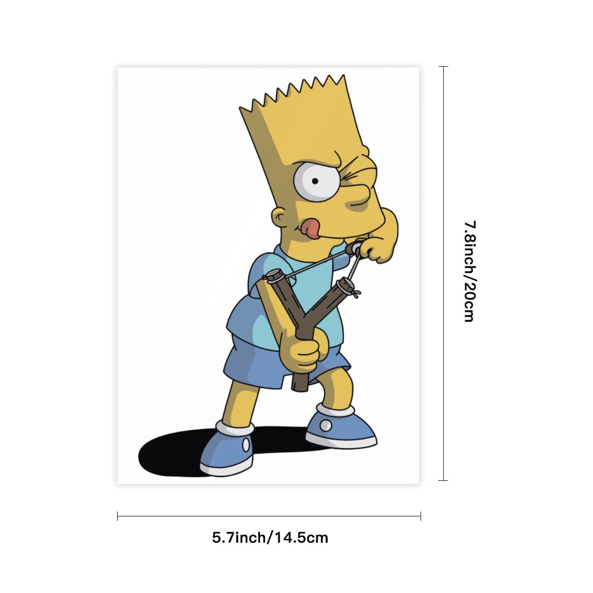 Amazon.co.jp: ザ・シンプソンズ 面白い クリスタルステッカー 防水