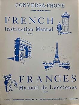 Paperback Conversa-Phone French Instruction Manual Book
