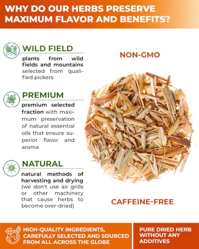 Image of 50 Bags Oatstraw Tea Oat Straw Herb Tea (Avena Sativa L.) - 50 Count 1.5g Bags Oat Straw Loose Leaf Herb Hierba De Paja De Avena