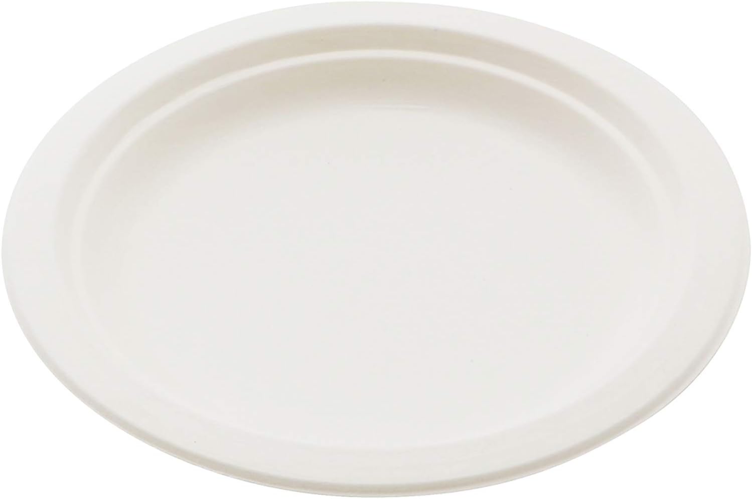 Nagao 3289555 Disposable Paper Tableware, Round Dish, 7.1 inches (18 cm), Set of 50