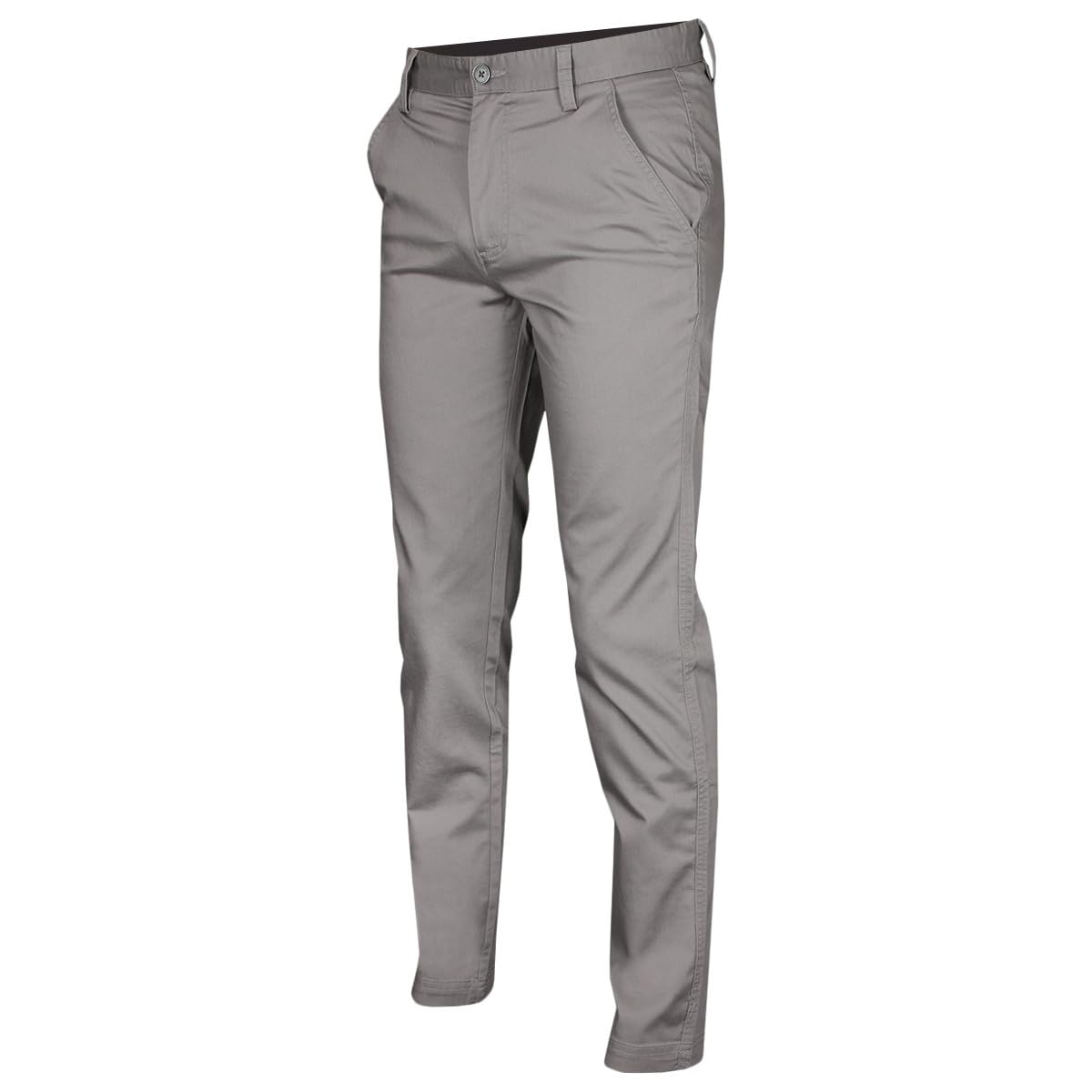Calvin Klein Mens Campus Chino Wicking Stretch Trousers - Soft Grey - 40L