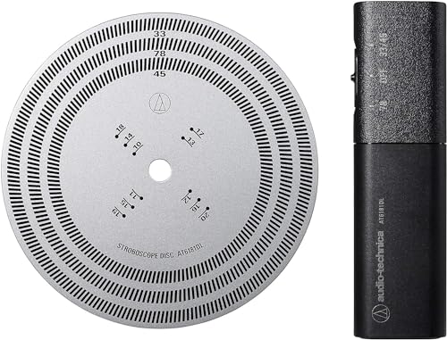 Audio-Technica AT6181DL Stroboskopscheibe mit Quarz-Stroboskoplicht Audio-Technica AT6181DL Stroboskopscheibe mit Quarz-Stroboskoplicht