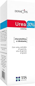 TIS Urea 30% Crema - Cura la Piel Agrietada, Deshidratada e Irritada | Pies, Uñas, Codos, Rodillas, Manos | Eczema, Queratosis, Psoriasis | Uñas Encarnadas, Desvitalizadas, Dañadas | Textura Densa